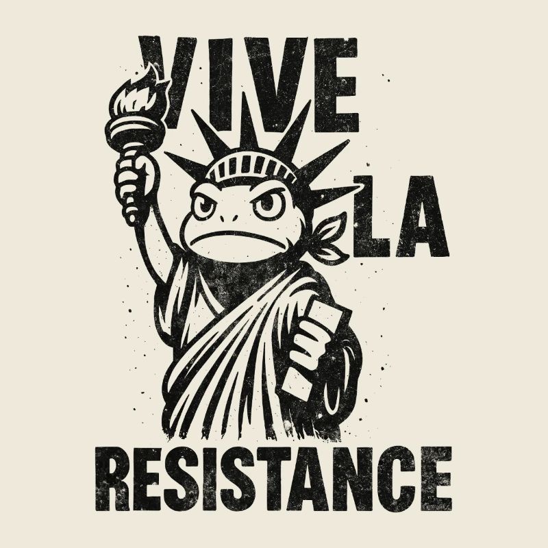 Vive La Resistance Silhouette Tee