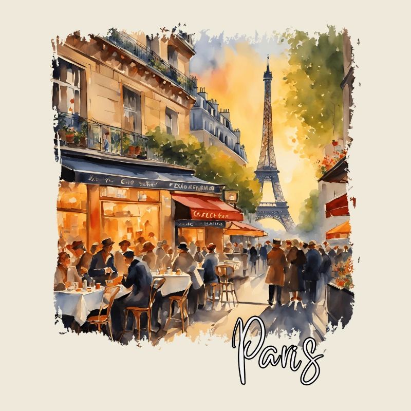 Pariser Aquarell, Paris, Frankreich