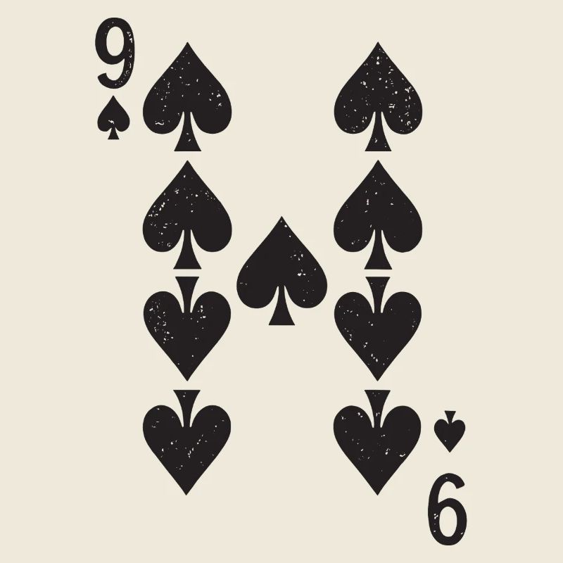 Nine Spades Symmetry Pattern