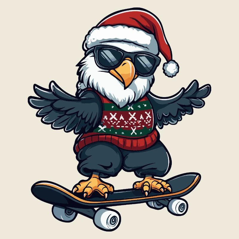Aigle Noël Drôle