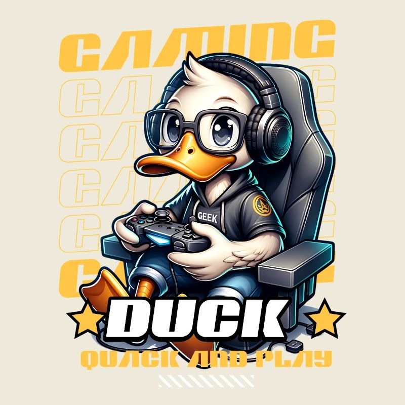 Ente im Gaming Style