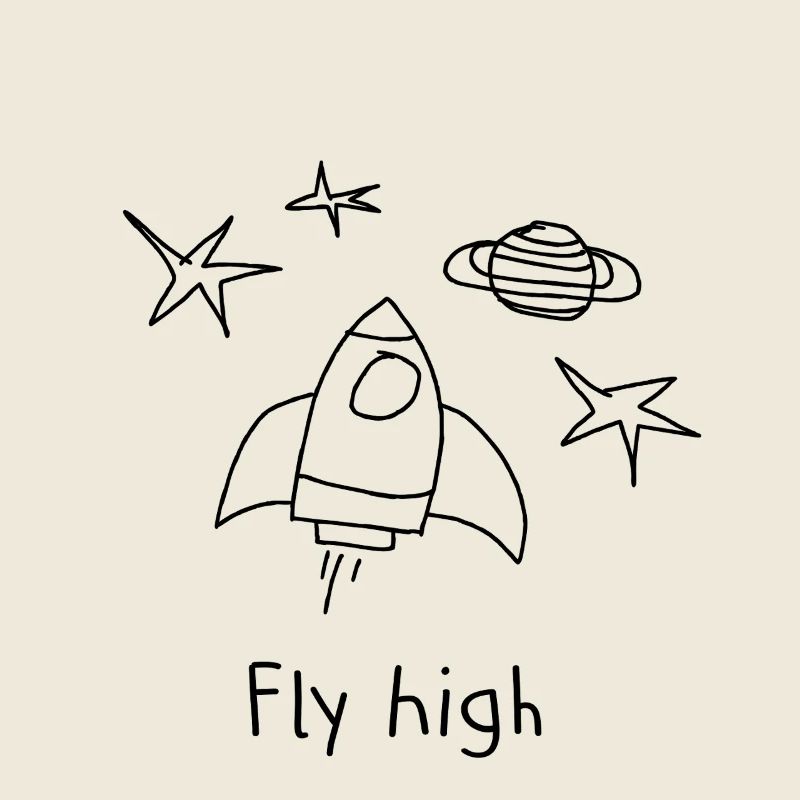 Fly High Rakete Space
