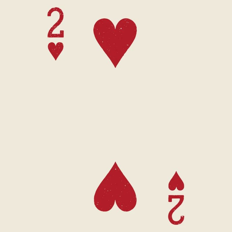 Two Hearts Double Head Card Rome