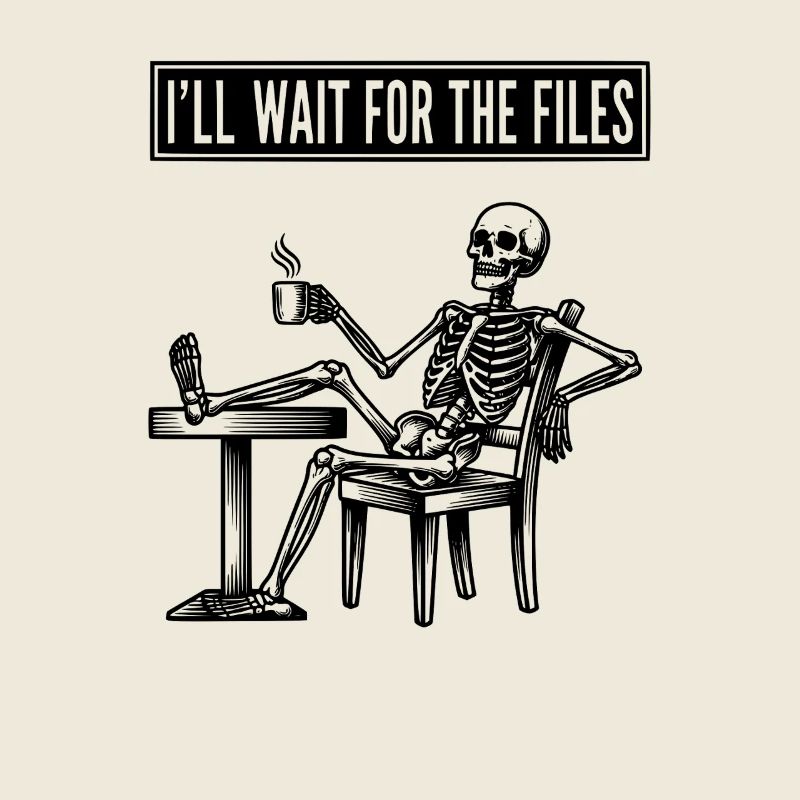 Waiting Skeleton Meme Project Manager Office