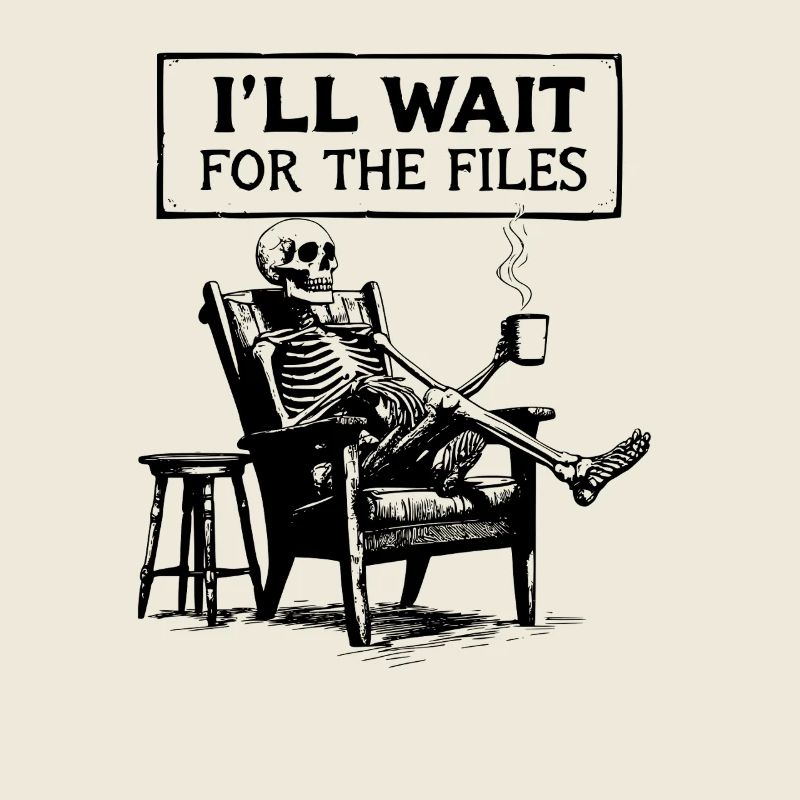 Waiting Skeleton Meme Project Manager Office