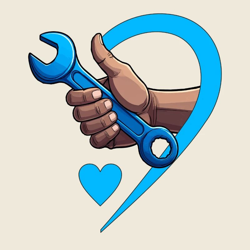 Clé à molette avec COEUR