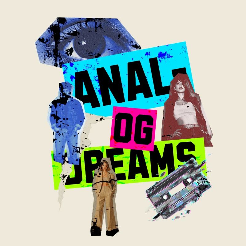 Analog Dreams – Retro Collage Design in 90s Style