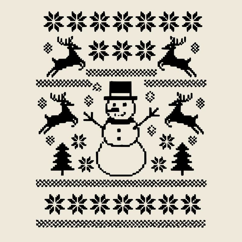 Drôle Noël Design Moche Noël