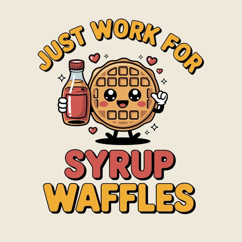 Belgische Waffeln Geschenkidee Design