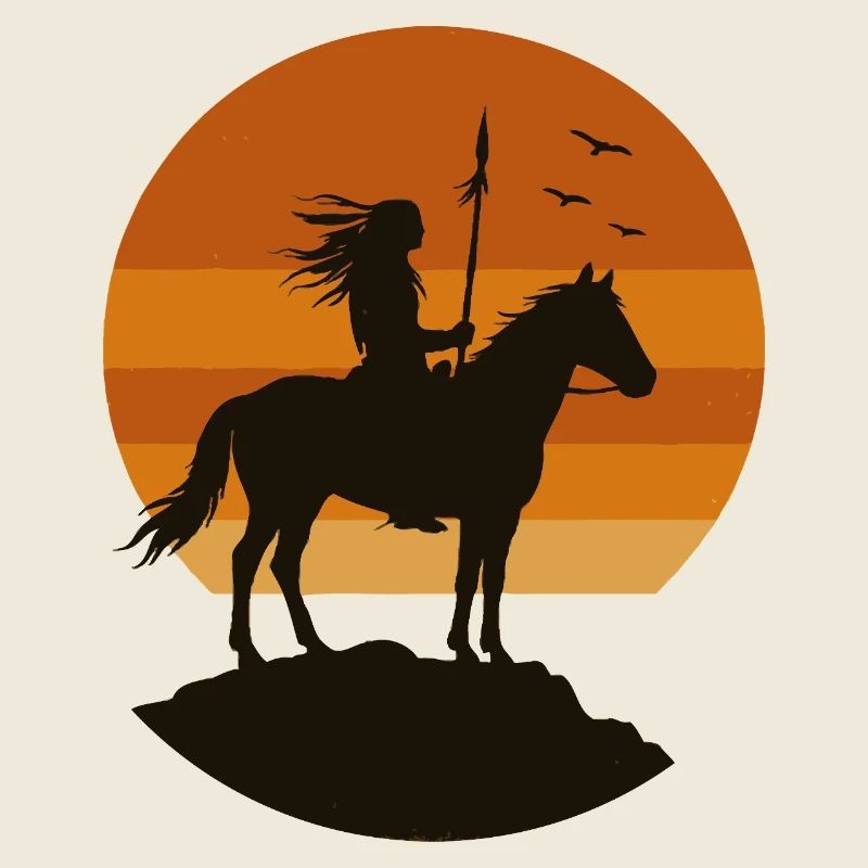 Sunset Rider Silhouette