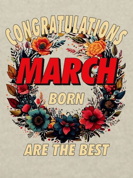 CONGRATULATIONS MARCH