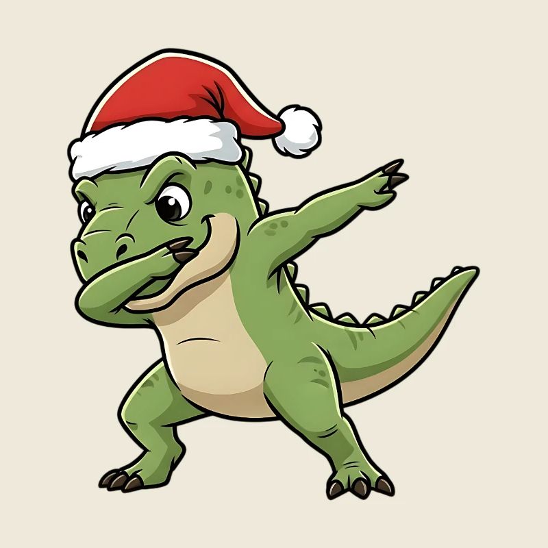 Weihnachts T-Rex Dab