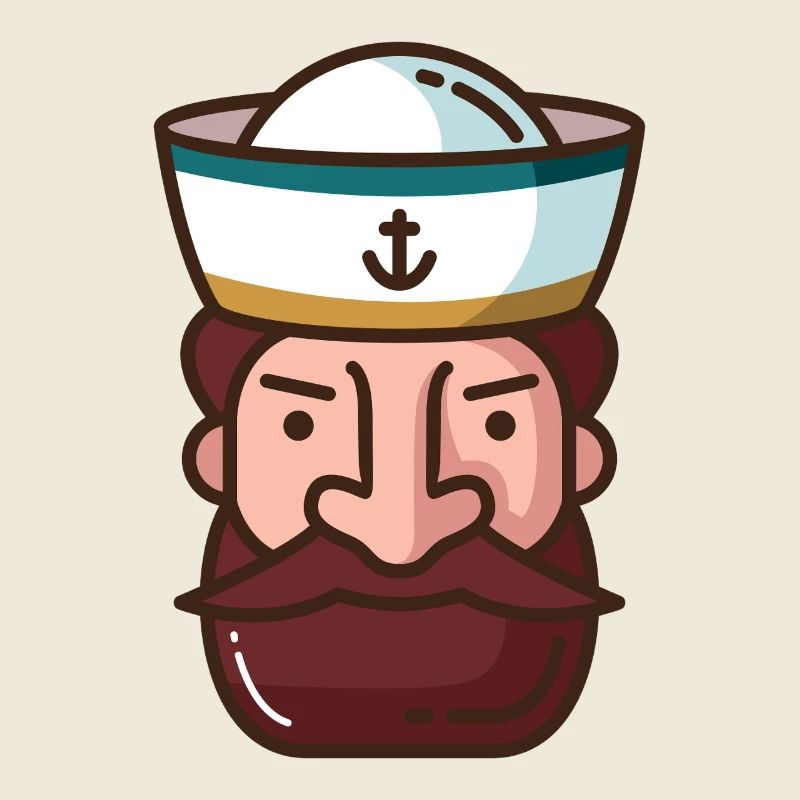 Nautical Cartoon Sailor