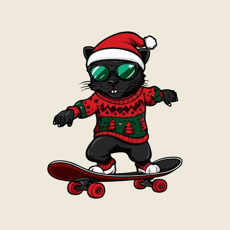 Panthère Noël Drôle