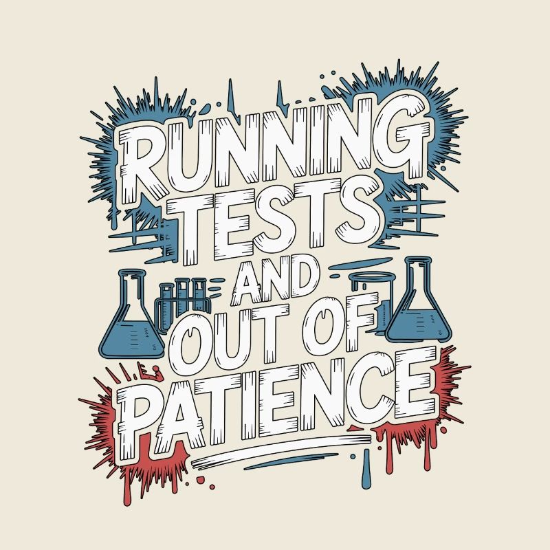 Lab Technician Running Tests And Laboratory Work