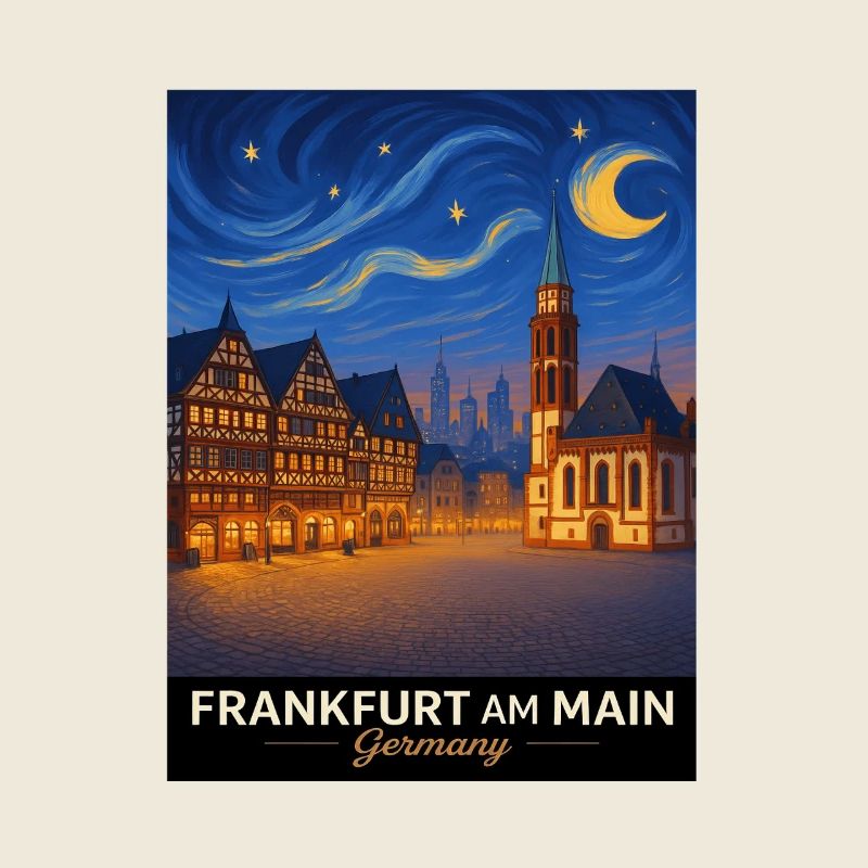 Frankfurt am Main Nachtansicht