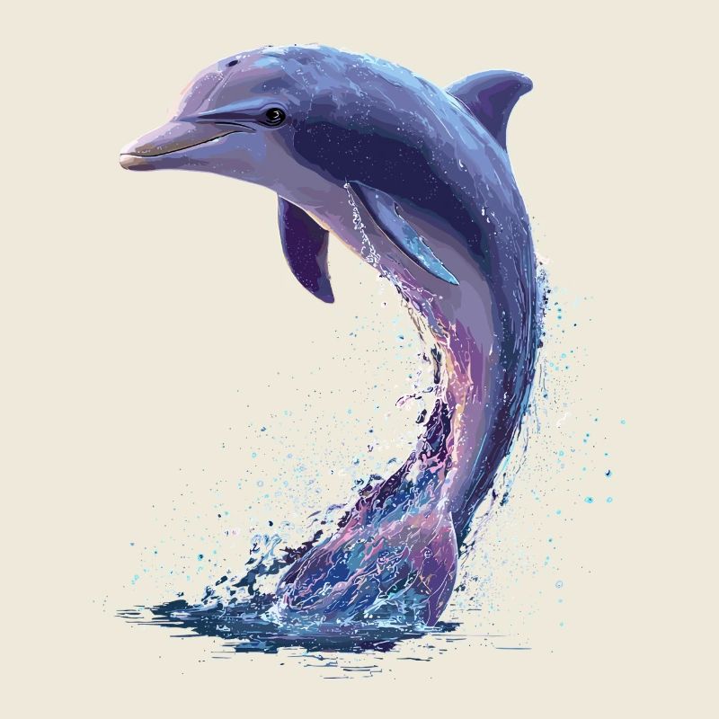 Dauphin Plongeur Dauphins Océan Dauphins mignons Dauphin