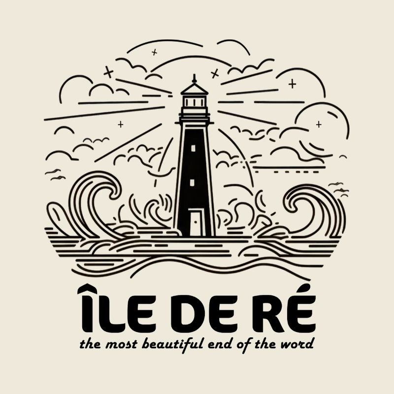Cadeau Île de Ré Souvenir Plages Charente-Maritime