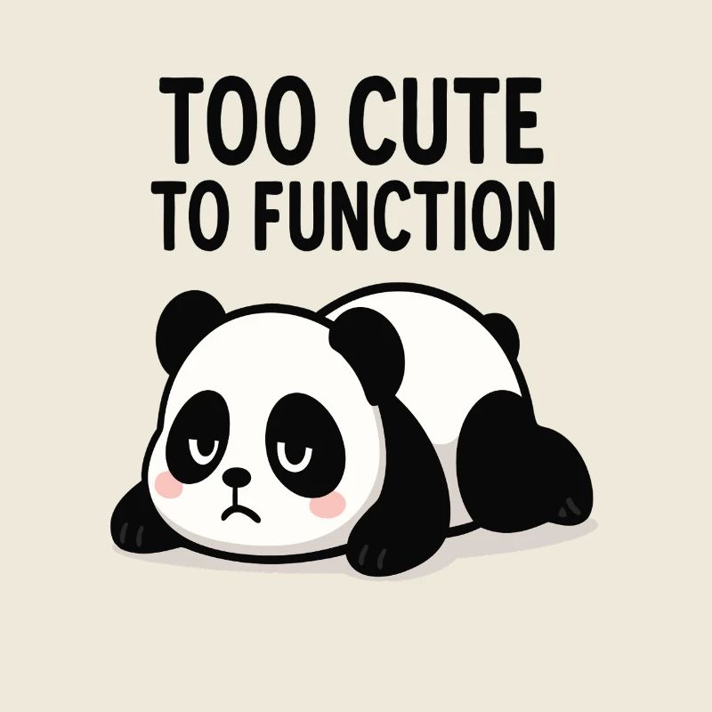 Panda Too Cute To Function