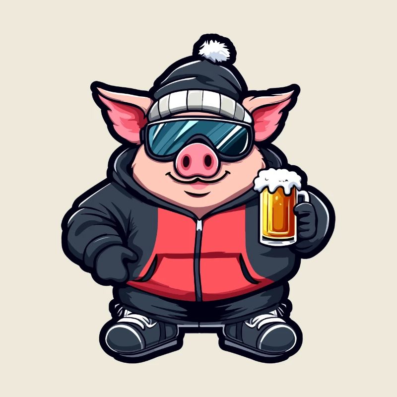 Lunettes de ski Sow Piglet Ski