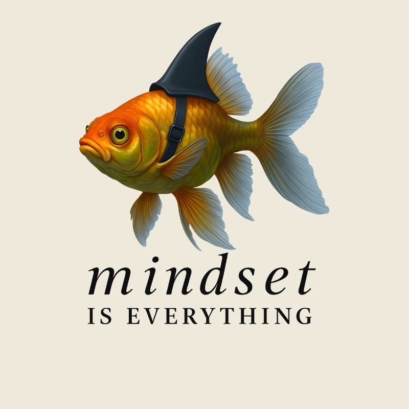 Mindset is Everything Goldfish, Motivational 