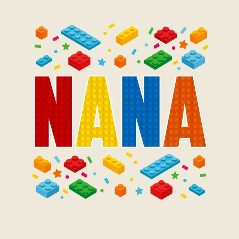 Nana brique constructeur grand-mère créative amant de blocs
