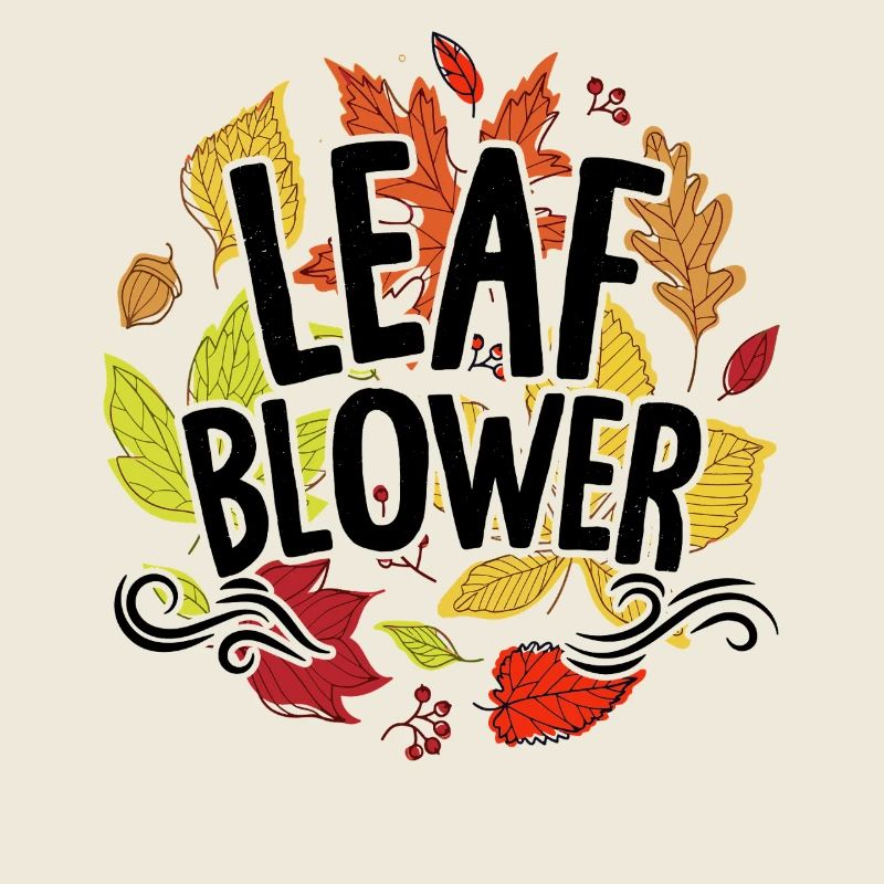 Leaf Blower Autumn Tee