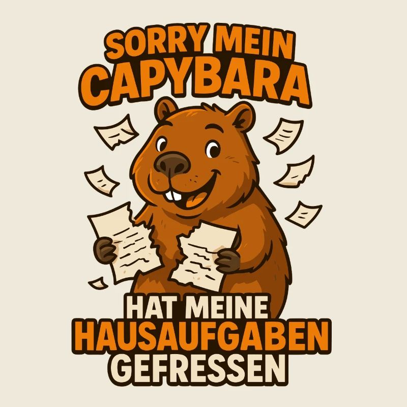 Mon capybara a mangé mes devoirs