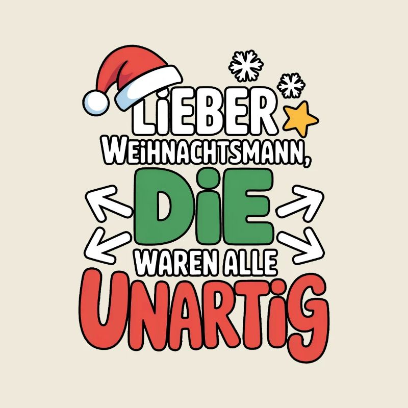 Lieber Weihnachtsmann Unartig Humor