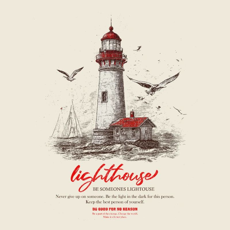 Phare au bord de la mer