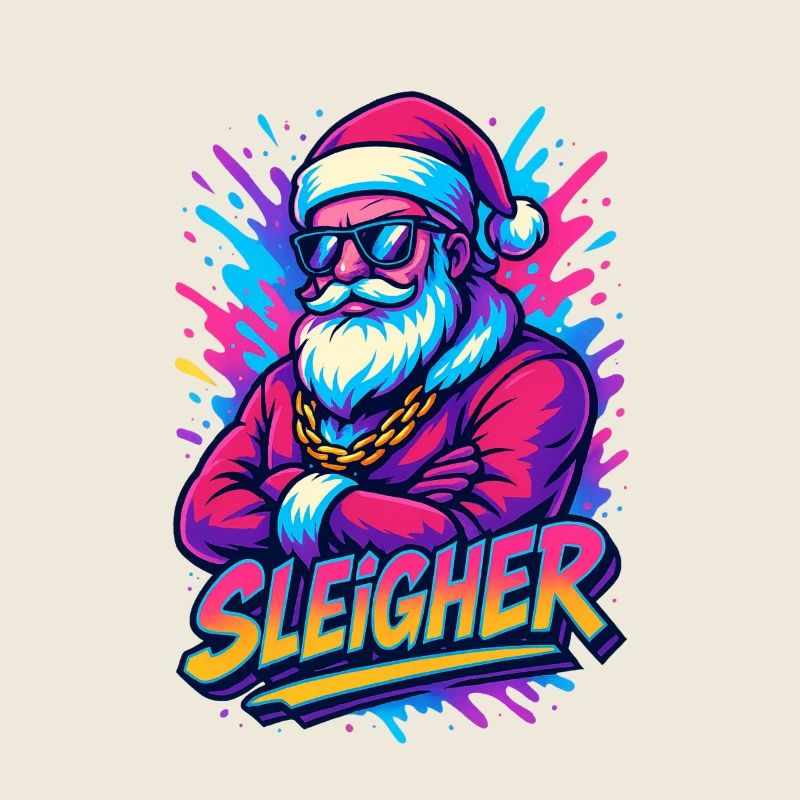 Sleigher – Drôle de Père Noël au néon