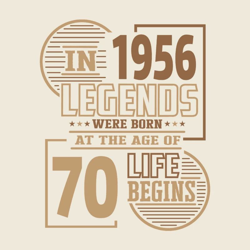 Geburtstag 1956 Legenden Retro Leben beginnt