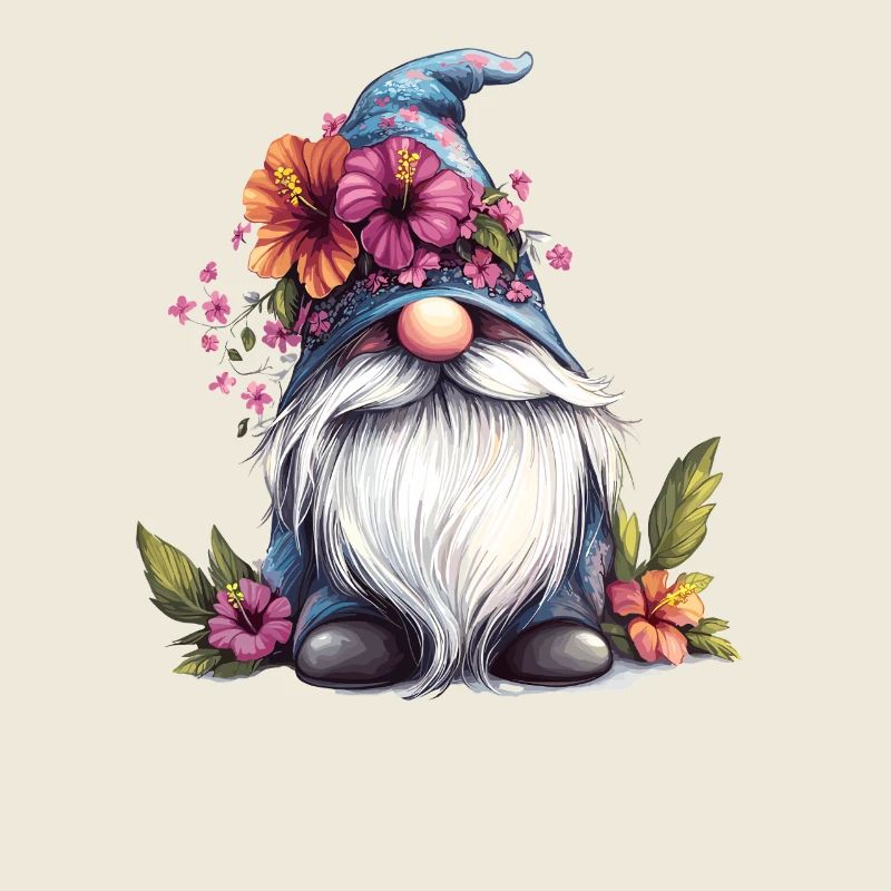 Nain de jardin splendeur florale