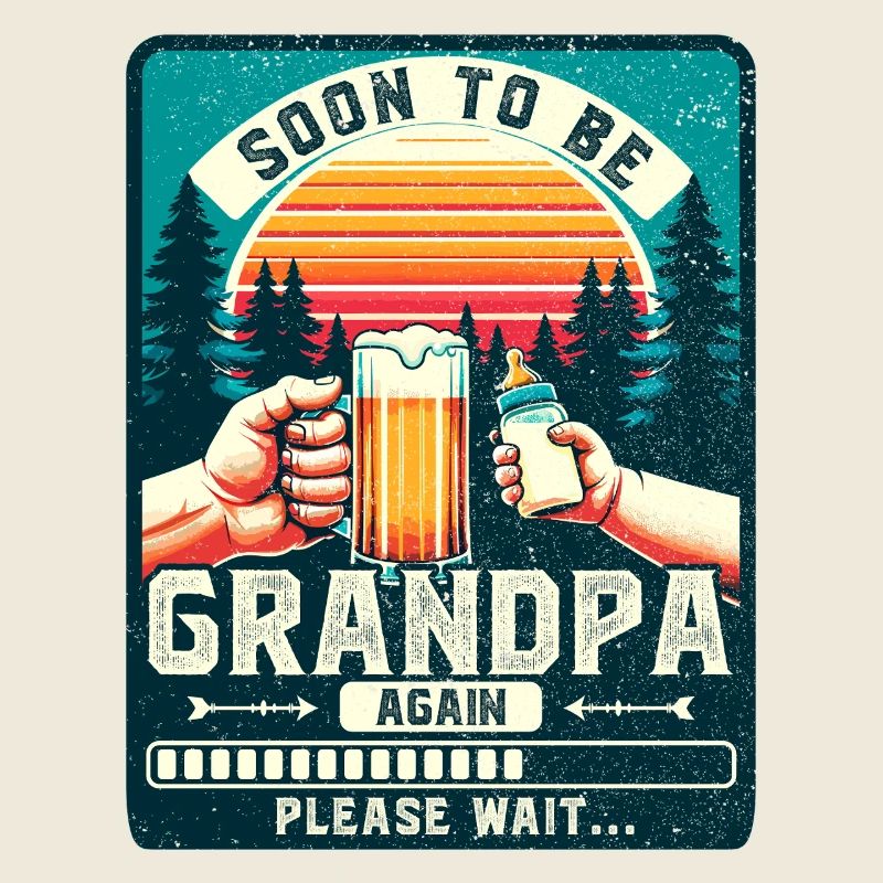 Werdender Opa loading zukünftiger Großvater