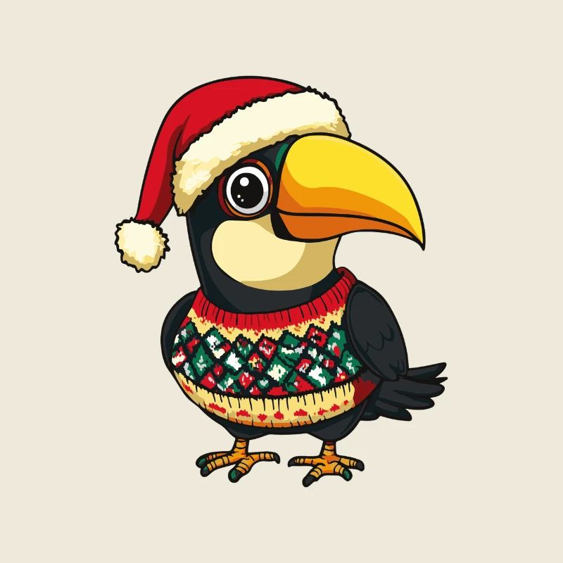 Tukan Vogel Weihnachten