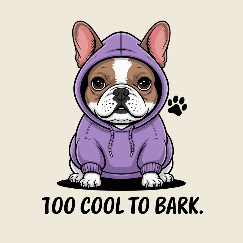 Trop froid pour aboyer : style bouledogue décontracté