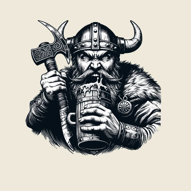 Viking Bierkrug Krieger