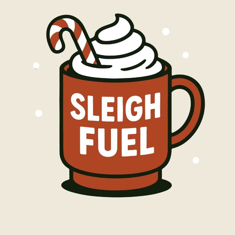 Sleigh Fuel Tasse à chocolat chaud Noël Fun