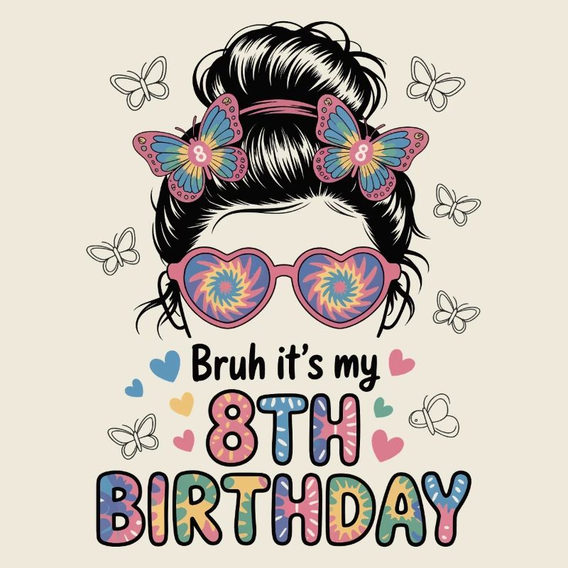 Bruh c’est mon 8e anniversaire chignon en désordre