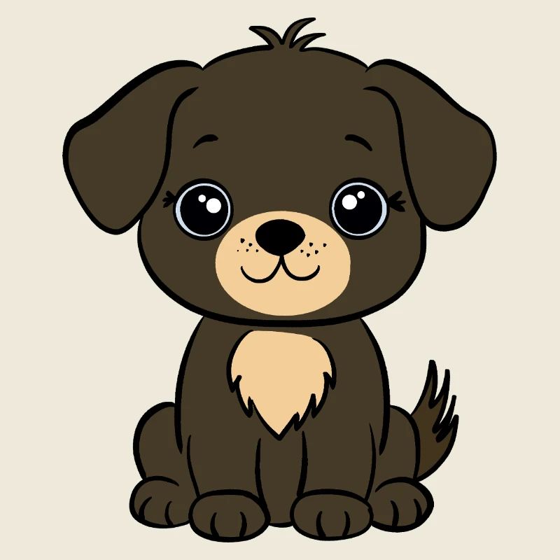 Chiot brun