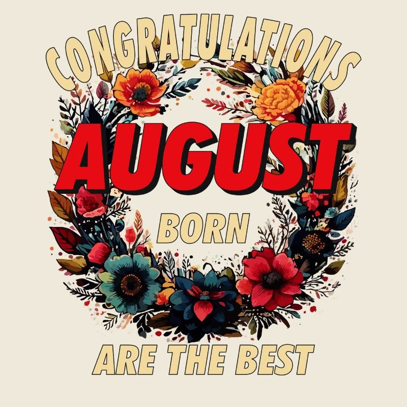 FÉLICITATIONS AUGUST
