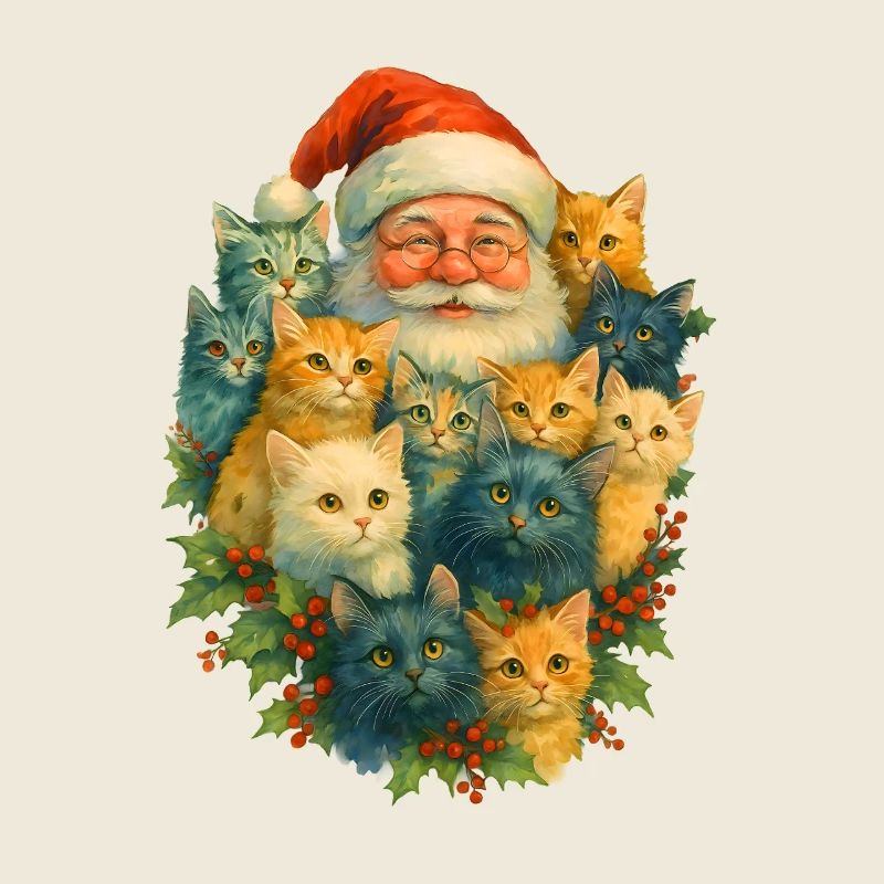 Santa Katzenvielfalt