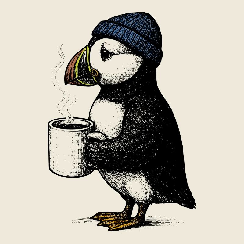 Macareux du café