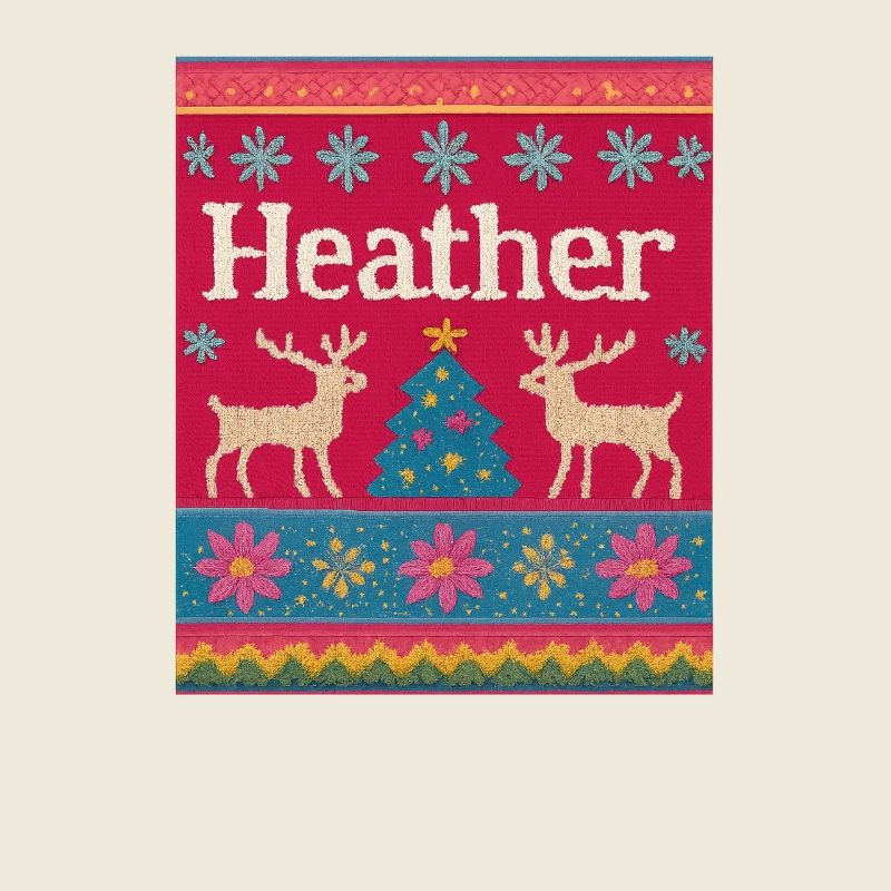 Nom festif Heather Ugly Chrismas Style, Noël