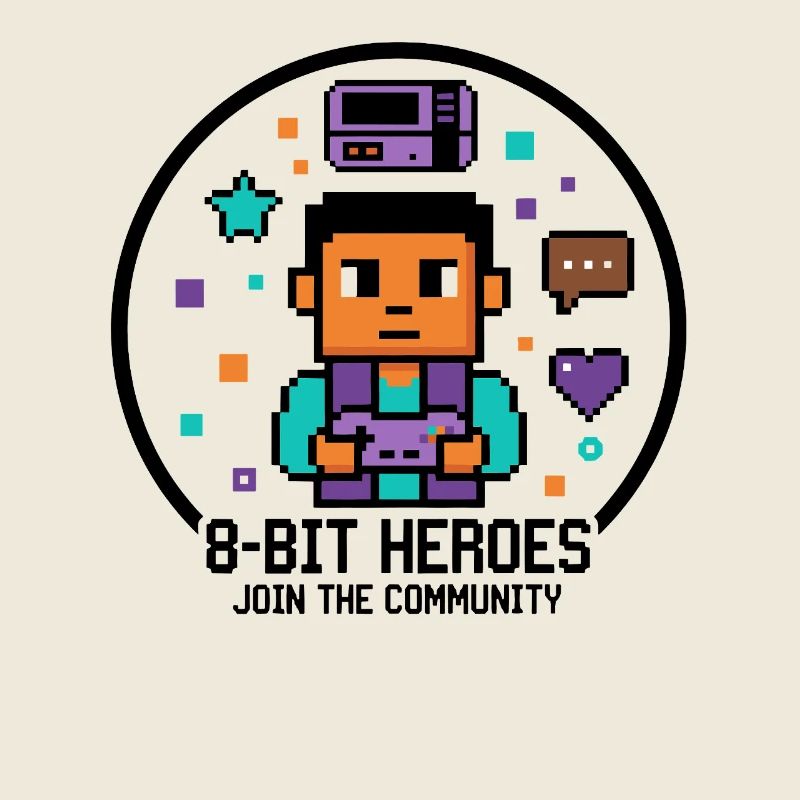 Pixel Gamer | Style de jeux vidéo rétro 8 bits