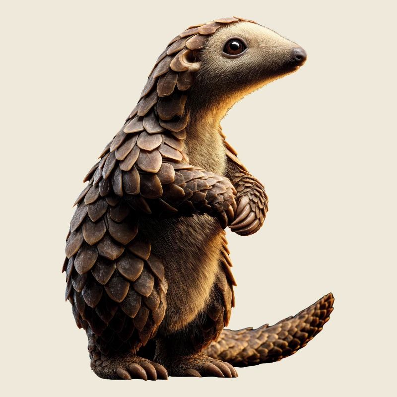 Pangolin Pangolin Pomme de pin Pangolins