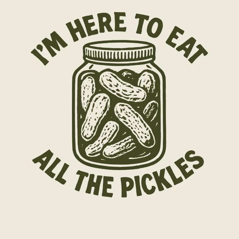 I'm here to eat all the cucumbers. Funny Gur
