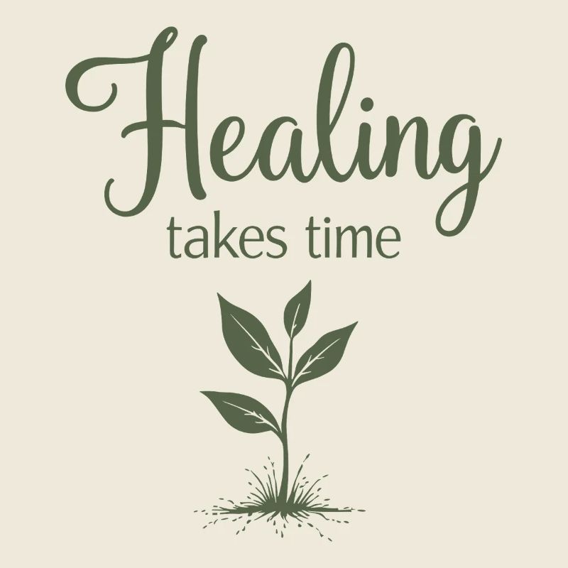 Healing takes time Mindfulness Patience