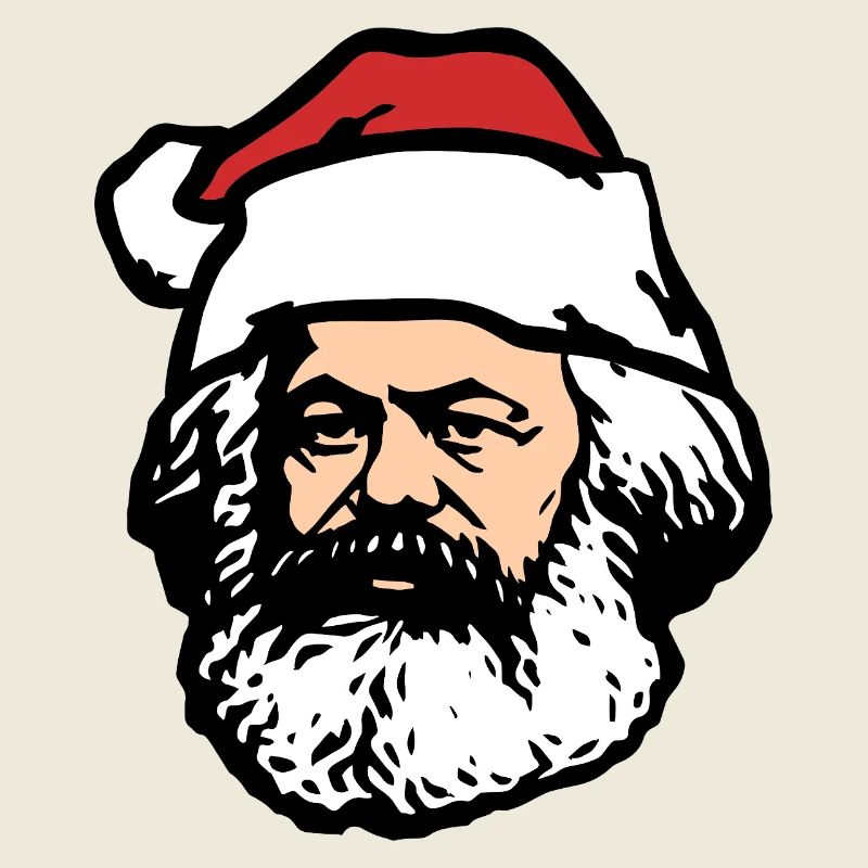 Karl Marx Père Noël | Silhouette – classique