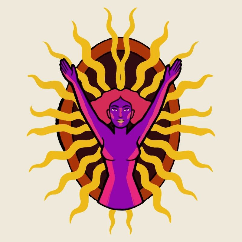 Femme rayonnante